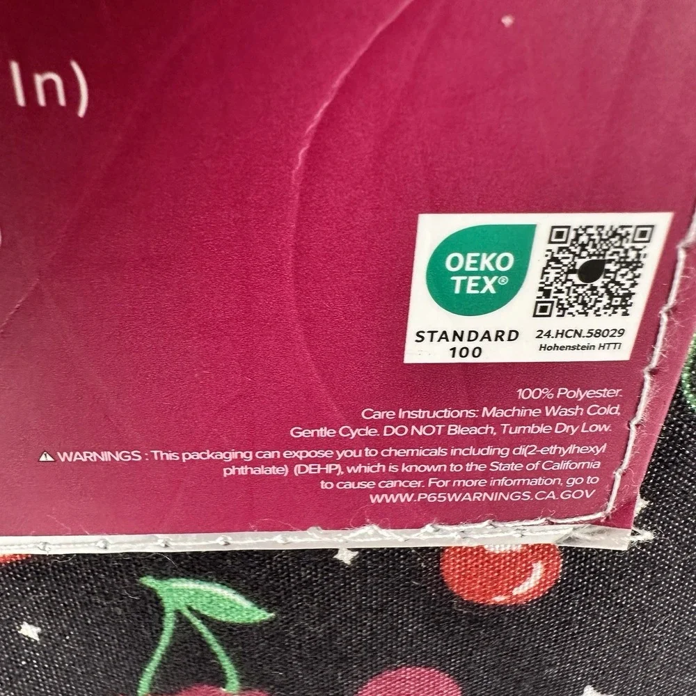 Cherry Coke Full Queen 6 Piece Sheet Set Coca Cola Cherry Print Black Bedding